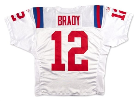 2009 Tom Brady New England Patriots Game Used "Legacy" Road Jersey (NFL/PSA)